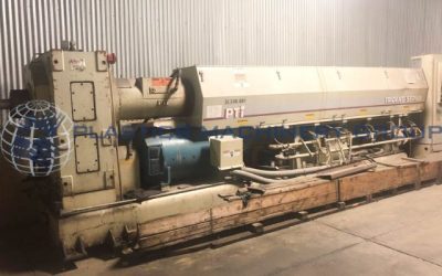 8″ PTI Extruder, 28:1 /D, 500 HP