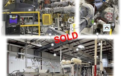 Complete HPM Inline Extrusion and TSL/Irwin Thermoforming Line