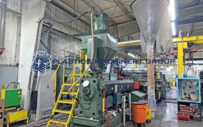 Complete 85″ Wide Sheet Line with 5.5″ Extruder