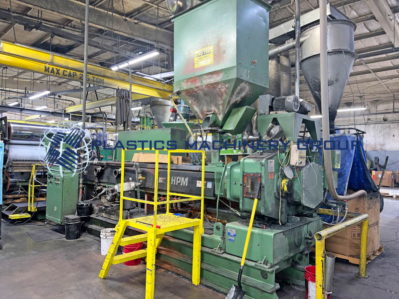Complete 85″ Wide Co-extrusion Sheet Line, 4.5″ Main Extruder, 2.5″ Co-Extruder