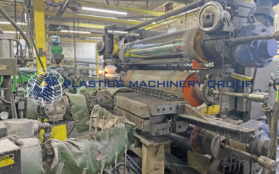 Complete 77″ Wide Co-Extrusion Sheet Line, 4.5″ Main Extruder, 2.5 ” Co-Extruder