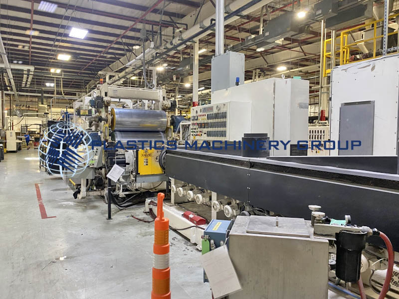 American Kuhne Extruder, Complete Sheet Line Plastics Machinery Group