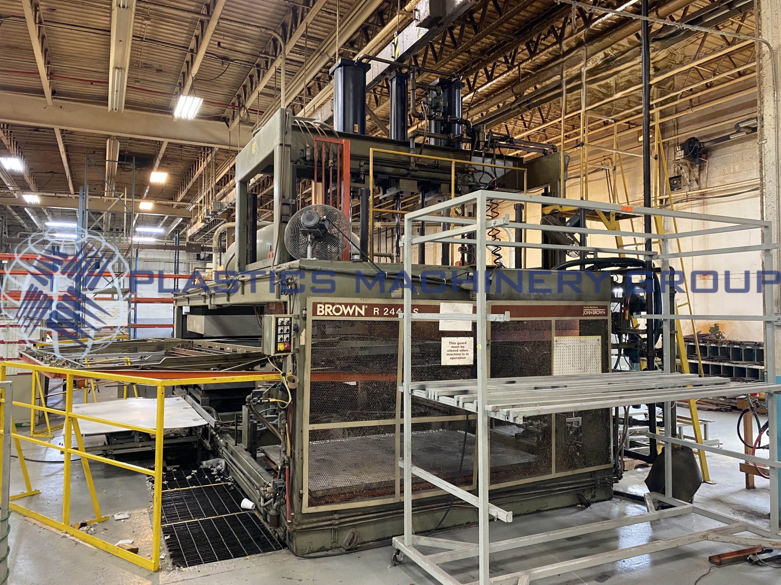 Image of 1994 Brown 5 x 8 4 Station Twinsheet Rotary Thermoformer