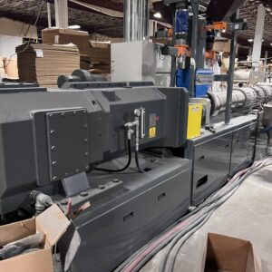 135mm/65mm Battenfield Cincinnati Twin Screw Co-Extrusion Set Up